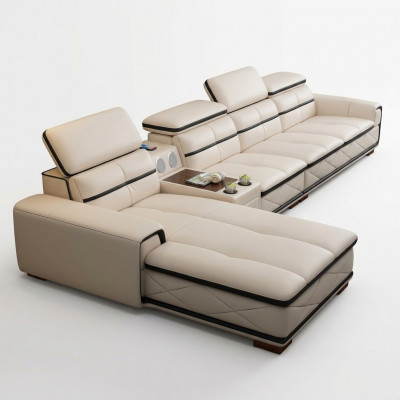 Bank Meubels Woonlandschap Luxe Hoekbank Hoekbank L-vorm Bekleding Modern Bankstellen Nieuw