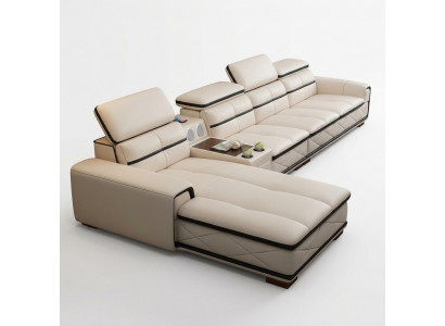 Bank Meubels Woonlandschap Luxe Hoekbank Hoekbank L-vorm Bekleding Modern Bankstellen Nieuw