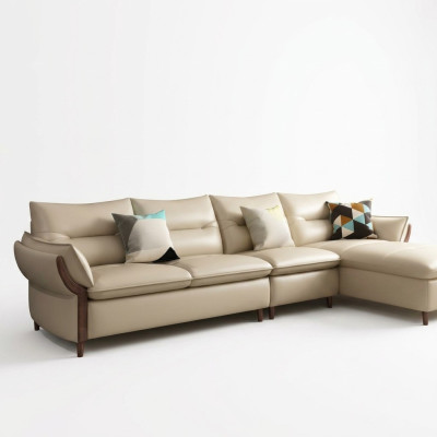 Meubelwoonlandschap Luxe Bank Hoekbank Hoekbank L-vormig Gestoffeerd Modern Relax