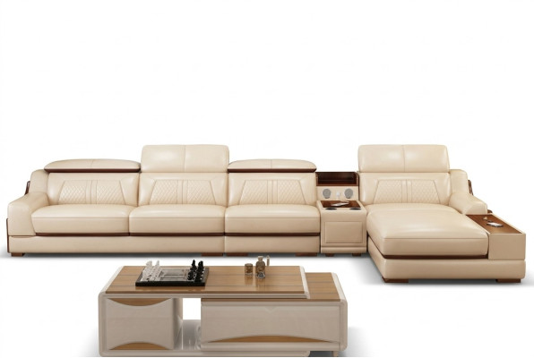 Hoekbank L-vorm gestoffeerde bank Relax zitmeubels Woongebied Luxe hoekbankstel