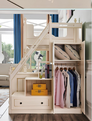 Stapelbed Bed Tweepersoons stapelbed Kinderbedden Houten klassieke meubels Kamer