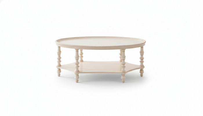 Ovale salontafel woonkamer design luxe bijzettafel houten tafel