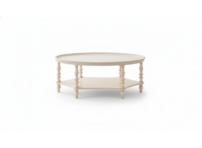 Ovale salontafel woonkamer design luxe bijzettafel houten tafel
