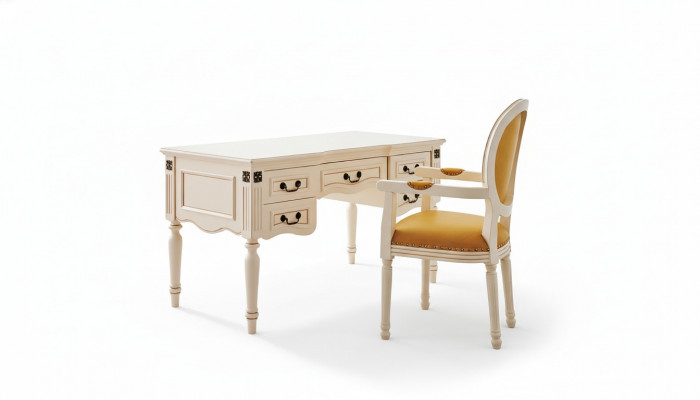 Bureaustoel Bureau Klassiek kantoormeubilair Tafel 2-delige set Nieuw