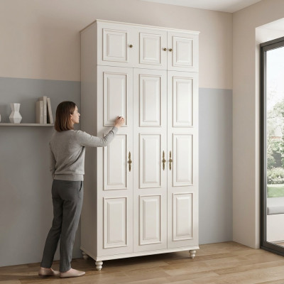 Klassieke kast Kledingkast Slaapkamerkasten Landhuisstijl Nieuwe meubels