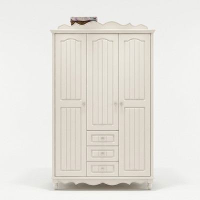 Landhuisstijl meubels Klassieke kledingkast Kast Hout Slaapkamer Wit