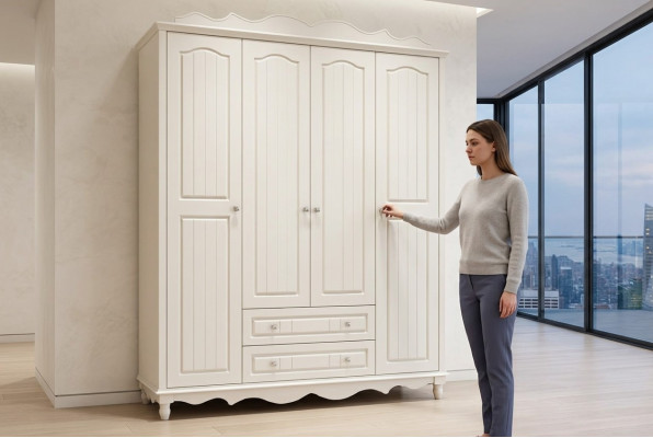 Kledingkast Kast Barok Stijl Meubels Klassieke Slaapkamer Kasten Hout