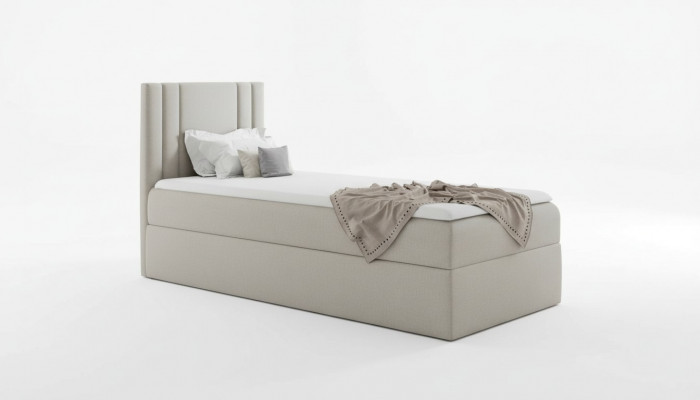 Mini bed eenpersoons slaapkamer bedden gestoffeerd ontwerp kinderbed luxe stof