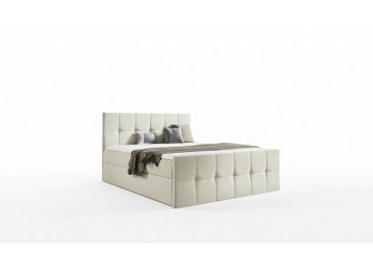 Bedbedlade boxspringbedslaapkamer stoffering ontwerp dubbel modern