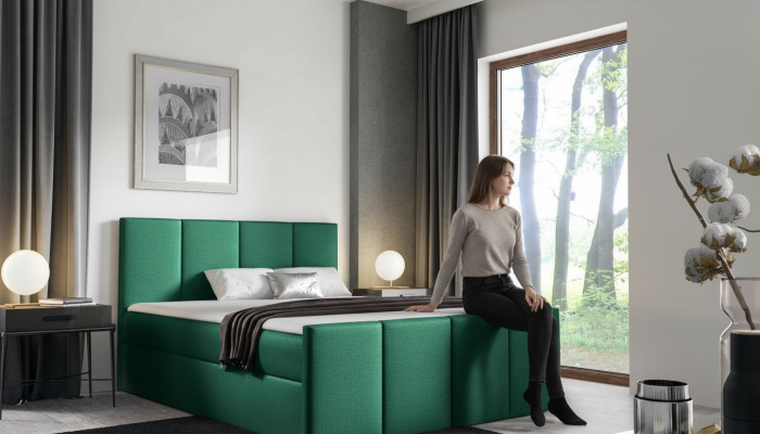 Bed Bedbox Boxspringbed Meubilair Slaapkamer Design Dubbel Hotel Modern Nieuw