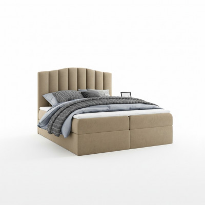 Slaapkamerontwerp Dubbel Hotel Luxe Bed Bed met Opbergruimte Boxspringbed 180x200 Nieuw