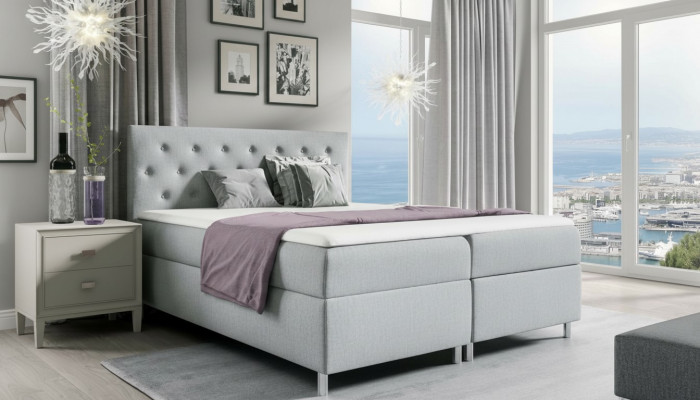 Bedden Dubbel Hotel Modern Bed Opbergbox Boxspring 200x200 Slaapkamer Meubels