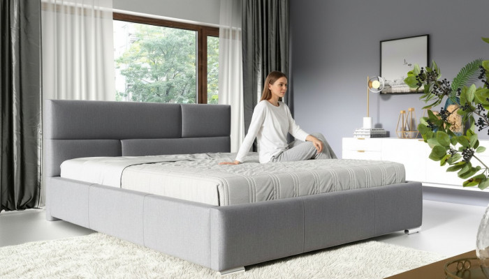 Bed Bed frame Bedroom design Double Hotel Modern Fabric New 180x200 Furniture