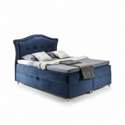 Stof Boxspringbed Textiel Ontwerp Dubbel Hotel Modern Slaapkamer Bed Bedden