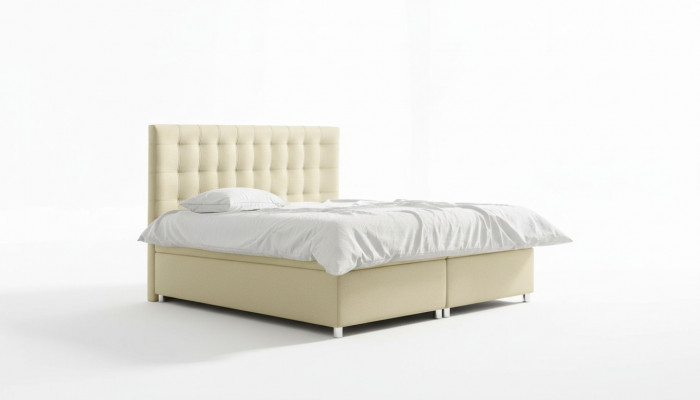 Bedlade gestoffeerd boxspringbed design tweepersoons hotel modern bed 160x200 nieuw