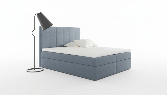 Modern bed slaapkamer bedden stof boxspringbed textiel ontwerp dubbel hotel