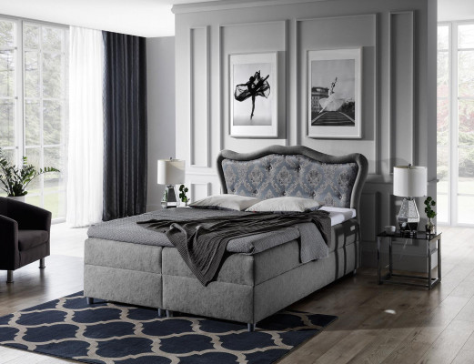 Klassiek bed Boxspring bedden Barok slaapkamer meubels Luxe inrichting
