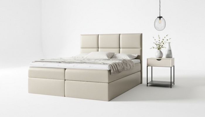 Bed met matras Boxspringbed 160x200 Design Dubbel Hotel Modern Bed Bedden Meubels