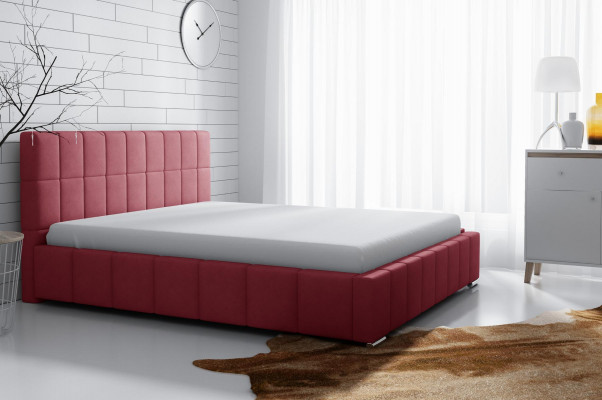 Bedframe Design Dubbel Hotel Modern Slaapkamer Bed Bedden Gestoffeerd Bed Nieuw