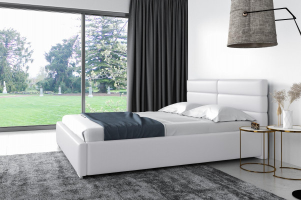 Bedframe Hout Ontwerp Dubbel Hotel Modern Bed Slaapkamer Bedden Gestoffeerd Bed