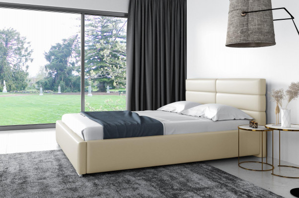 Bedframe Hout Ontwerp Dubbel Hotel Modern Bed Slaapkamer Bedden Gestoffeerd Bed