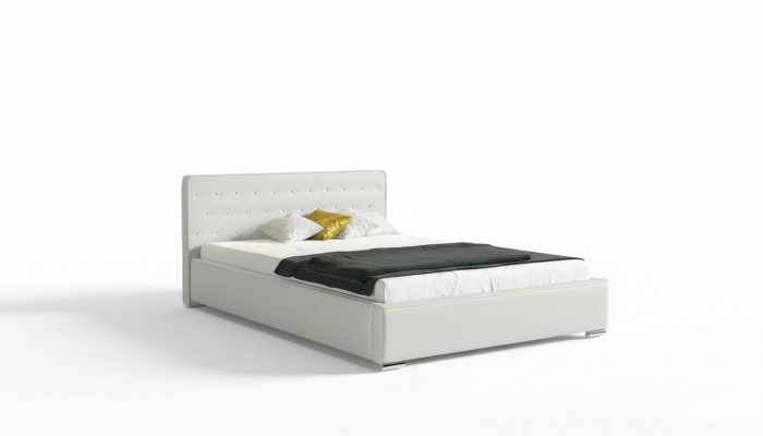 Tweepersoonsbed Huwelijksbed Bedframe Bed Gestoffeerd Bedden Polyester Bedframe Nieuw