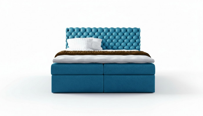 Chesterfield boxspringbed tweepersoons bed echtelijk bed bed gestoffeerd bedden 200x200cm