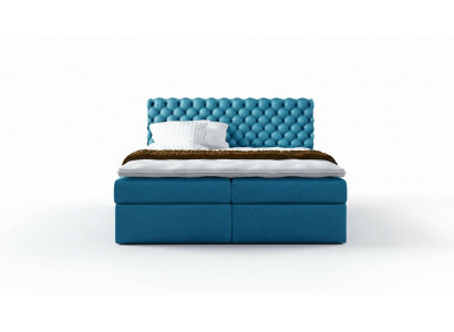 Chesterfield boxspringbed tweepersoons bed echtelijk bed bed gestoffeerd bedden 200x200cm
