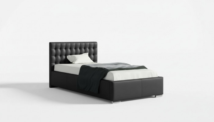 Jongerenbed Bedframe Bed Gestoffeerd bed Bedden Polyester Bedframe Jeugdkamer