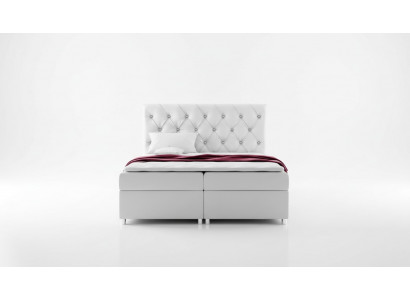 Chesterfield bed Modern boxspringbed Tweepersoonsbed Gestoffeerd bed Bedden 200x200 Nieuw