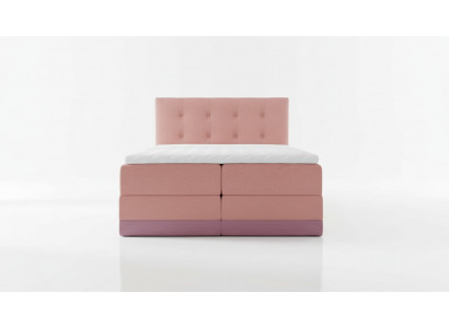 Tweepersoonsbed Bed Roze Gestoffeerd Bedden Boxspring Bed Tweepersoonsbed met matras Nieuw