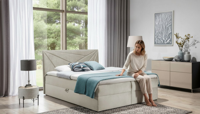 Tweepersoonsbed bed met opbergruimte boxspring bed tweepersoonsbed bedden gestoffeerd bed 180cm