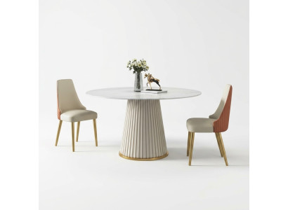 Luxe tafels Ronde tafel Ronde design meubelen Roestvrijstalen eetkamer Eettafels Nieuw