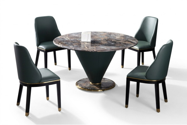 Ronde zuilentafels ontwerp tafel steen meubels eetkamer ronde eettafels modern.
