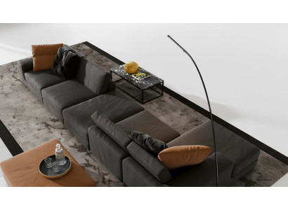 Luxe hoekbank L-vorm bank Banken Modern Woonkamer textiel bekleding Ontwerp Hoek Nieuw