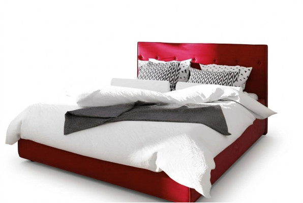 Bed Design Double Bed Function Hotel Textile Bedroom Beds Bed Frame Red  Bedontwerp Dubbele Bedfunctie Hotel Textiel Slaapkamer Bedden Bedframe Rood
