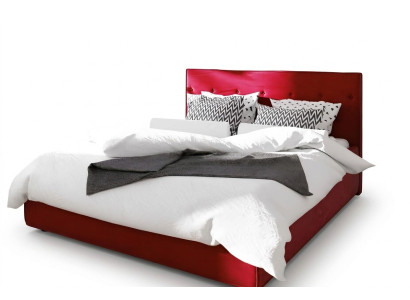 Bed Design Double Bed Function Hotel Textile Bedroom Beds Bed Frame Red  Bedontwerp Dubbele Bedfunctie Hotel Textiel Slaapkamer Bedden Bedframe Rood