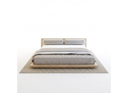 Tweepersoonsbed Hotel Textiel Slaapkamer Bedden Bedframe Hout Design Modern