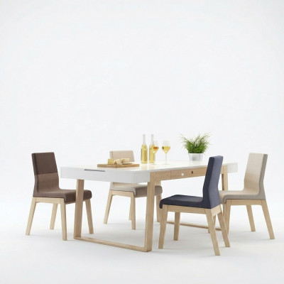 Stoel fauteuil eetkamerstoel eetkamer stoel stoffen houten luxe 1 zitplaats nieuw
