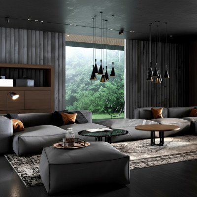 XXL Luxe Bank Zitbanken Stof Woonkamer Design Bankstellen Bekleding Modern 590 cm  XXL Luxe Bank Banken Stof Woonkamer Design Bankstellen Bekleding Modern 590 cm