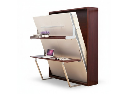 Bureau Plank Bed 2-in-1 Functionele Kastbed Meubels Tafel Wandbed Bedden