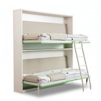 Tweepersoonsbed Ruimtebesparend Bedden Stapelbed Kast Bedden Hoogslaper Wandbed Nieuw