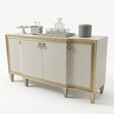 Laden luxe kasten zijlaag bord edel hout ontwerp console kast commode