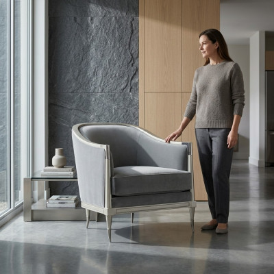 Leunstoel Restaurant Club Meubels Fauteuil 1x Loungestoel Gestoffeerde stoel Nieuw