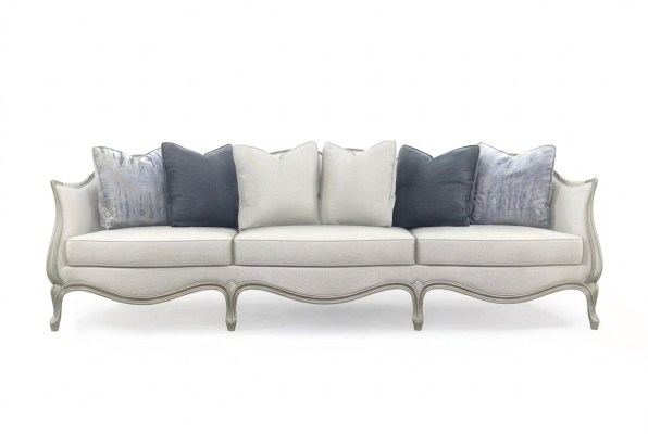 Ontwerpbank 3-zits stoffen bank bank sofa gestoffeerde banken woonkamer driezits meubels