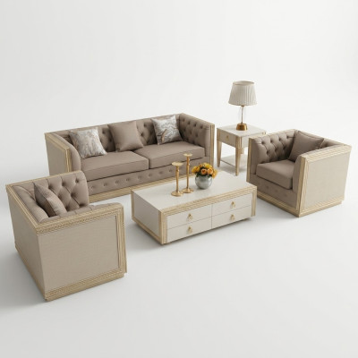 Garnituur 3+1 zits zitkussen bankstellen bankstellen Nieuw Ontwerp Bank Sofa