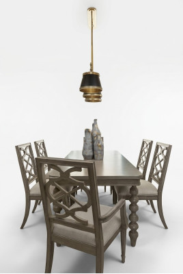 Eetkamerset Stoelgroep Nieuwe Tafel 6 Design Stoelen 7-delige Eetkamer Houten Tafels