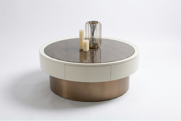 Ontwerp Metaal Hout Gouden Bank Woonkamer Tafels Bijzettafel Ronde Tafel Salontafel