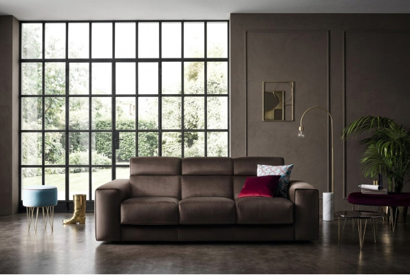 Luxe meubels woonkamer bankstellen bank 3-zits modern echt hout Italiaanse stijl