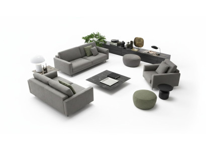 Zithoek 3-zits Modern Hout exclusief Design Meubels Fauteuil Bankstel